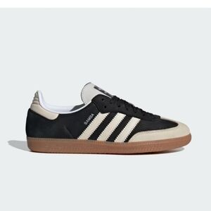 Adidas Samba Black and Tan Sneakers